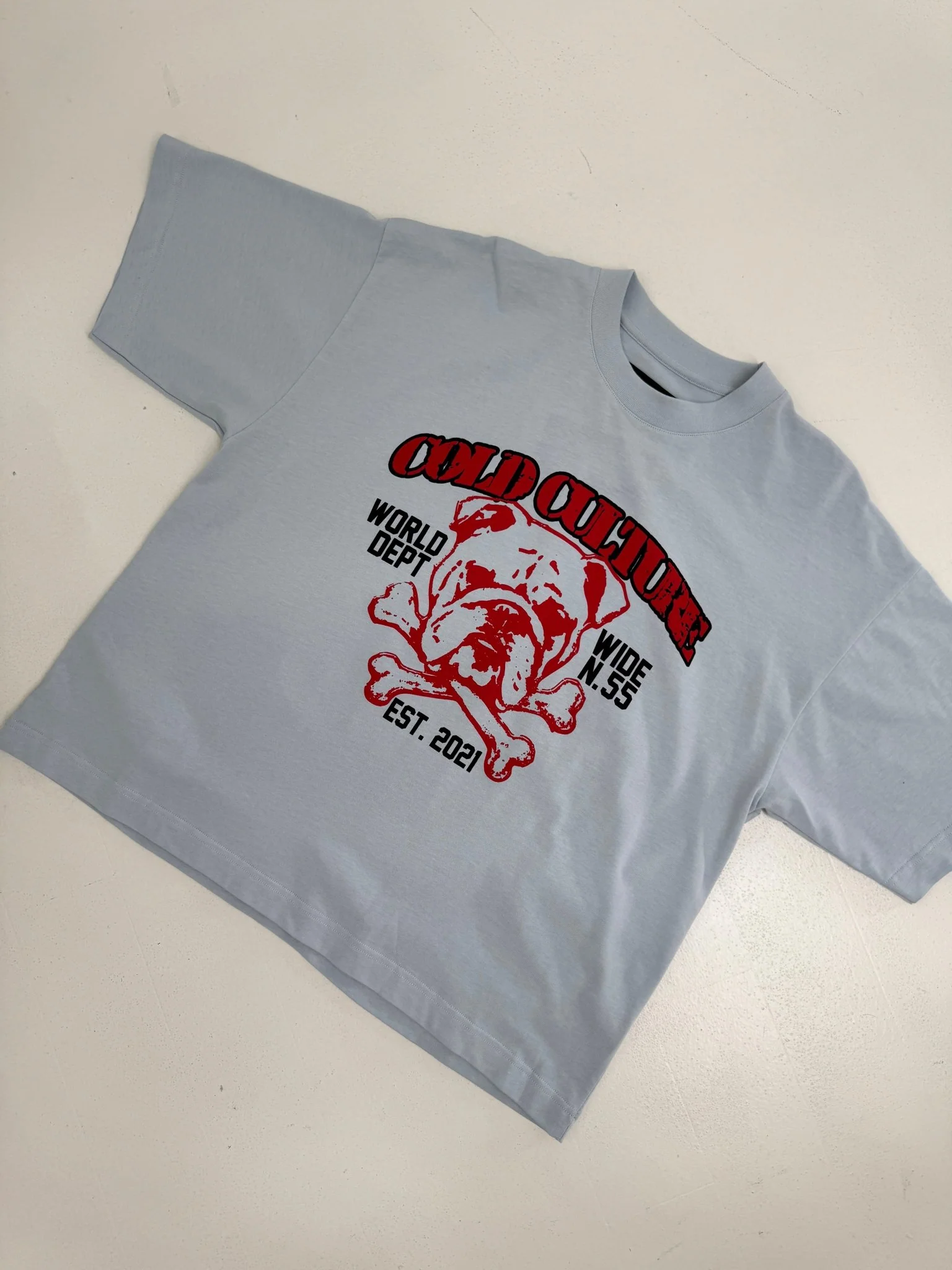 BULLDOG TEE LIGHT BLUE - Image 6