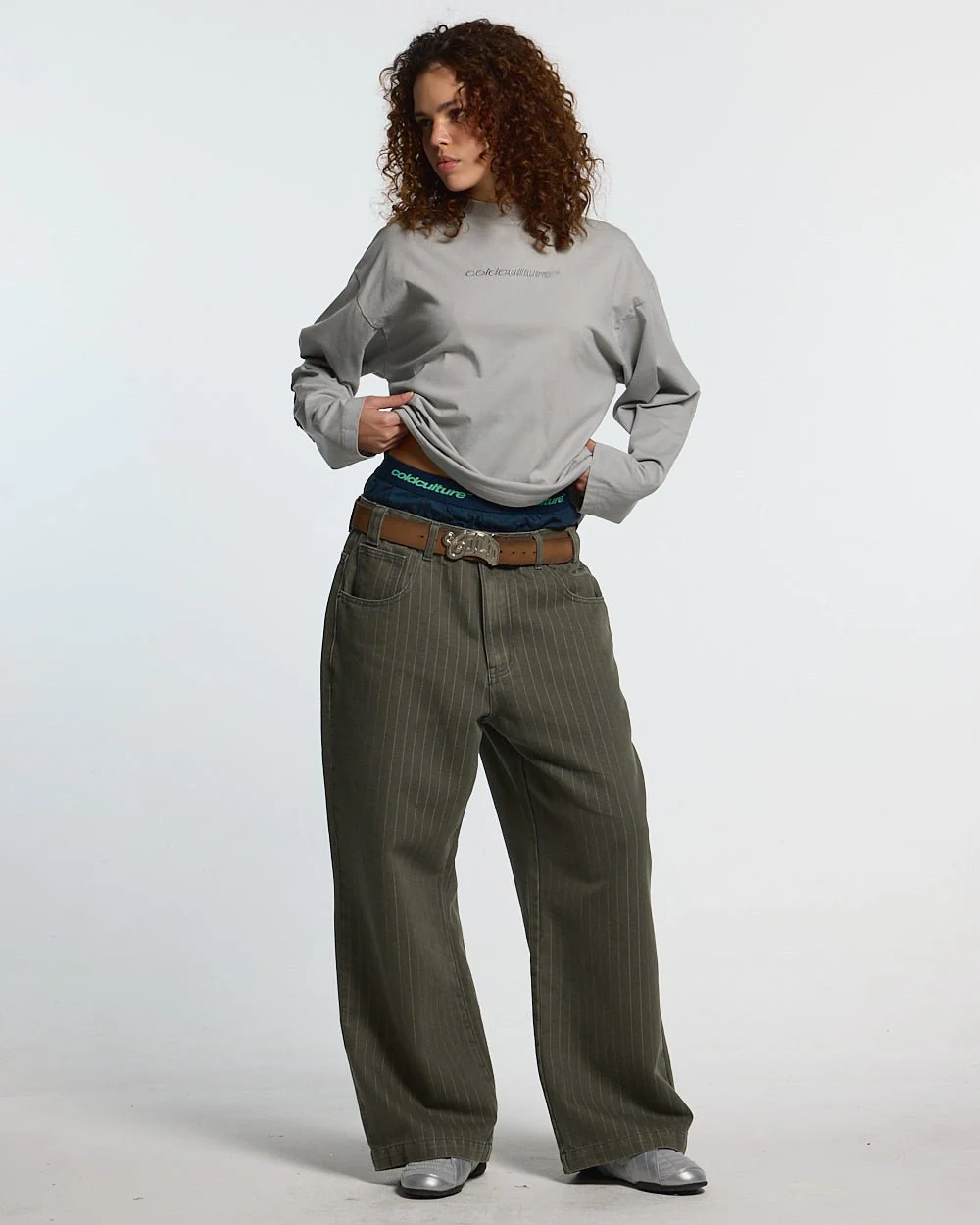 CASINO PANTS GREEN DENIM - Image 9