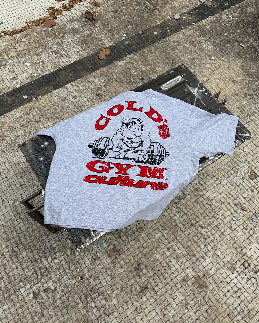 COLD´S GYM BOXY TEE GREY - Image 6