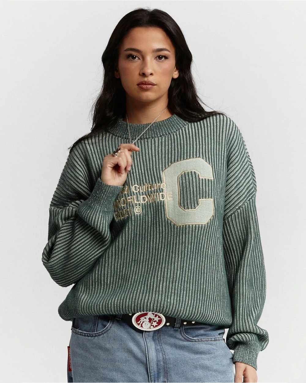 COLD UNIVERSITY KNIT WARM GREEN - Image 5