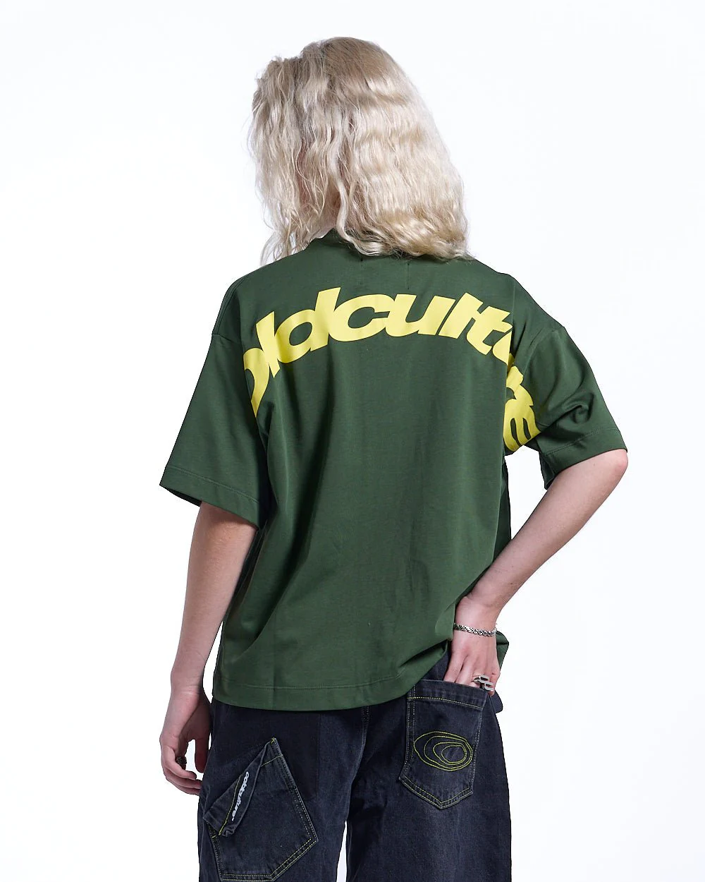 CURVED TEE GREEN & YELLOW - Image 5
