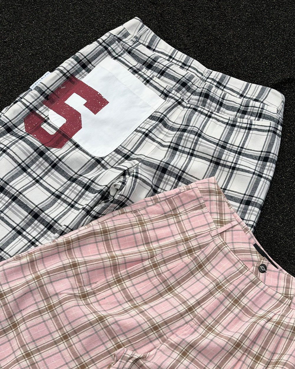 DINING CHECK JORTS BLACK - Image 13