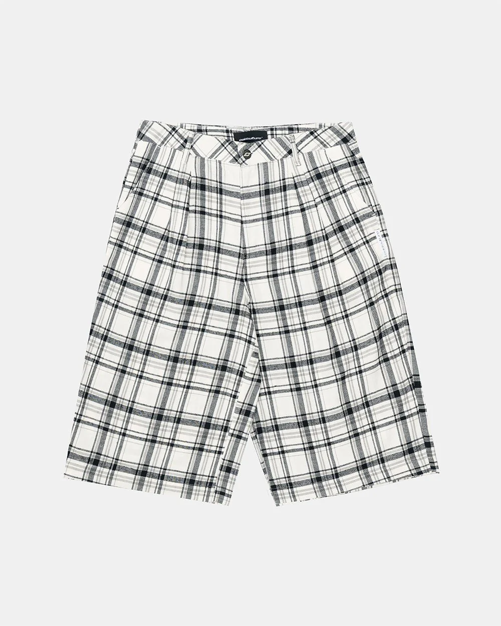 DINING CHECK JORTS BLACK - Image 3