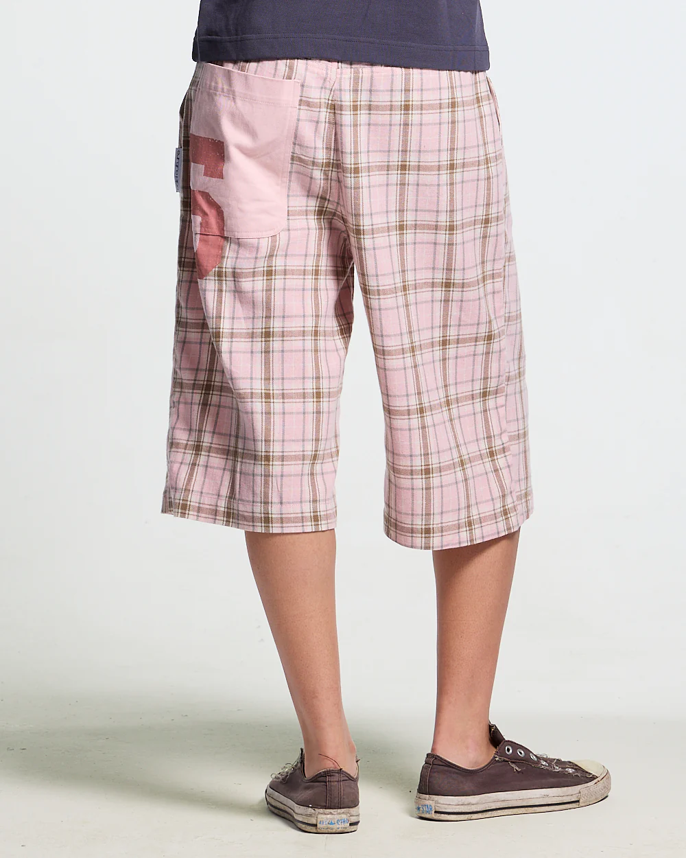 DINING CHECK JORTS PINK - Image 10