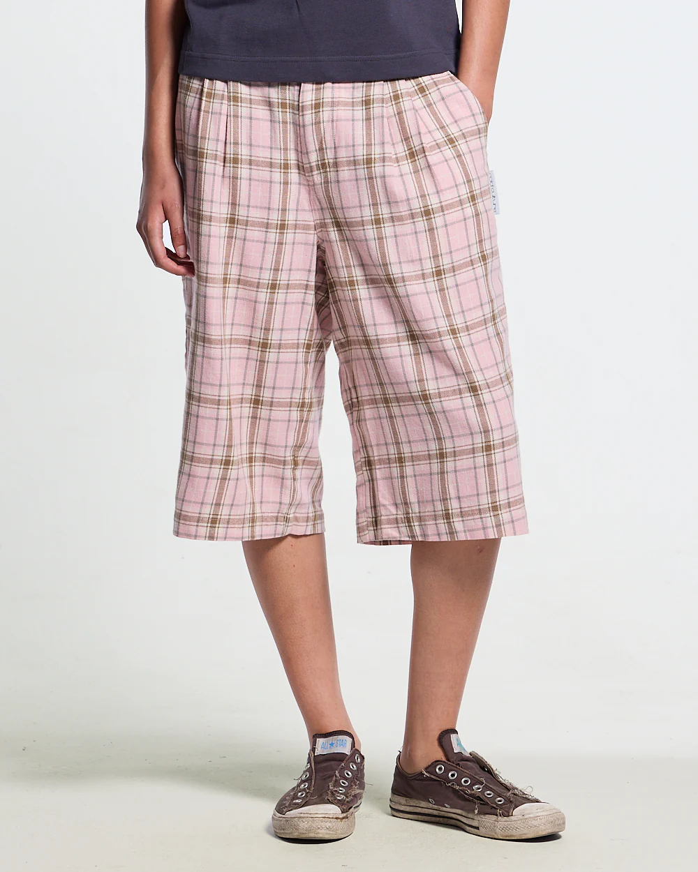 DINING CHECK JORTS PINK - Image 9
