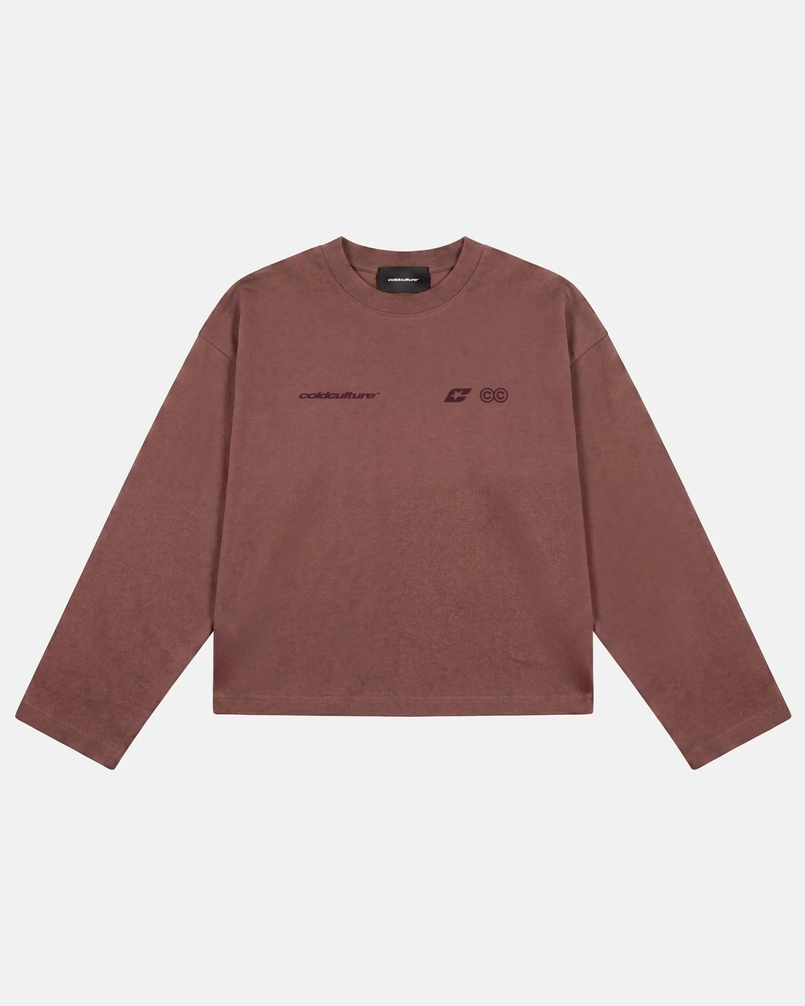 CURVED KNOTS LONGSLEEVE BROWN - Image 5