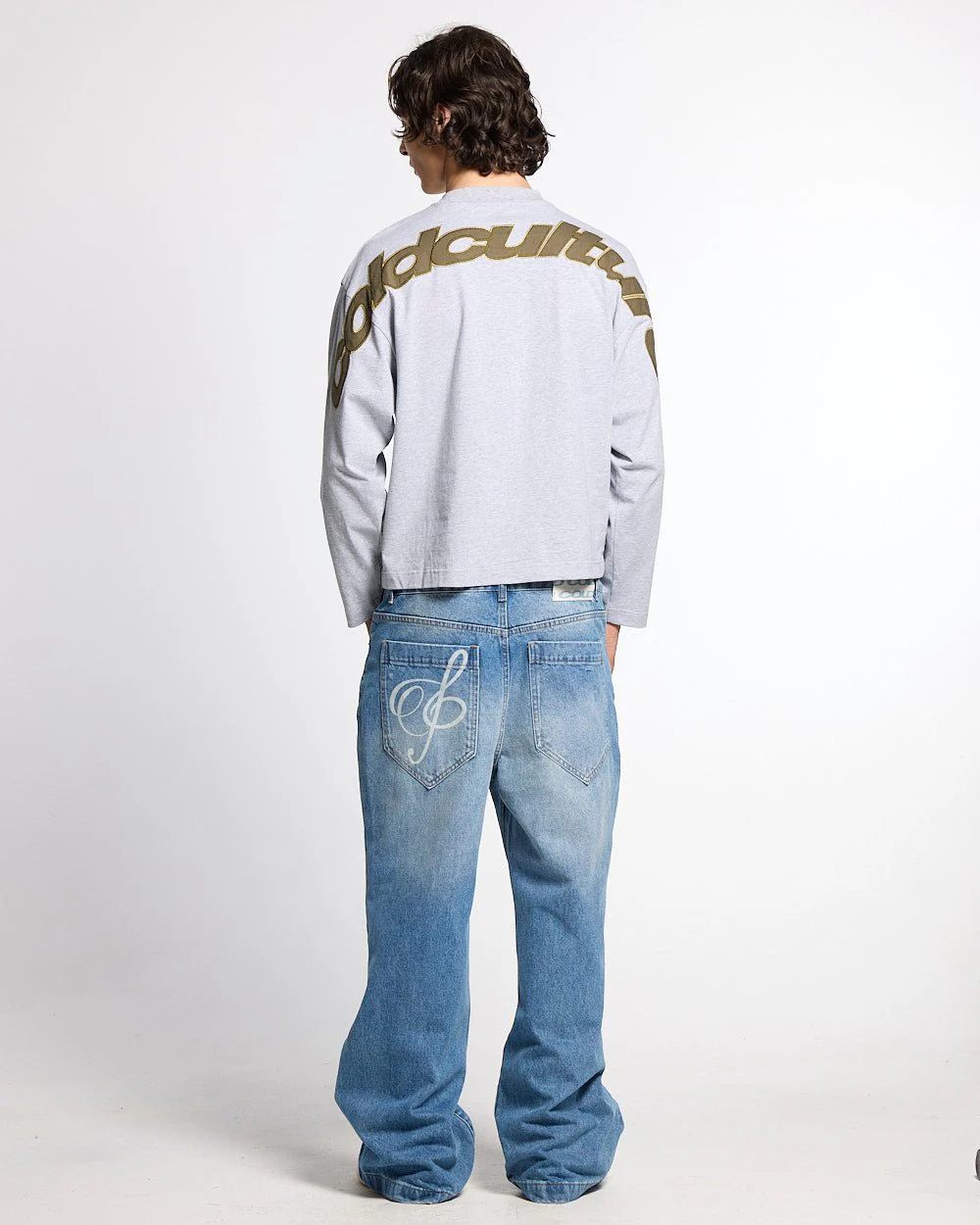 CURVED KNOTS LONGSLEEVE HEATHER GREY - Image 7