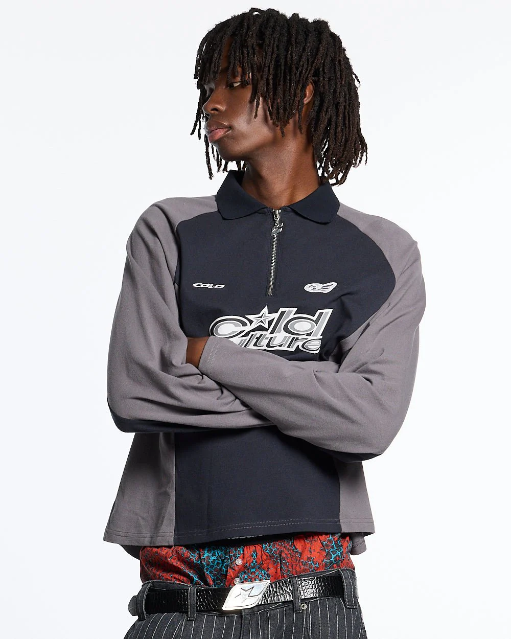EXTREME POLO LONGSLEEVE GREY - Image 2