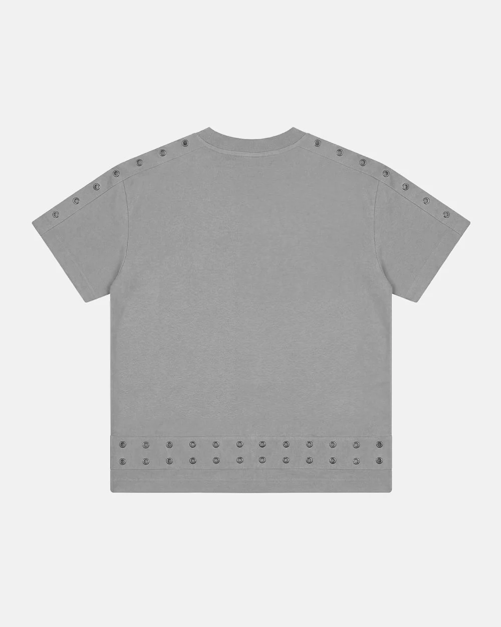 EYELET TEE LIGHT GREY - Image 3