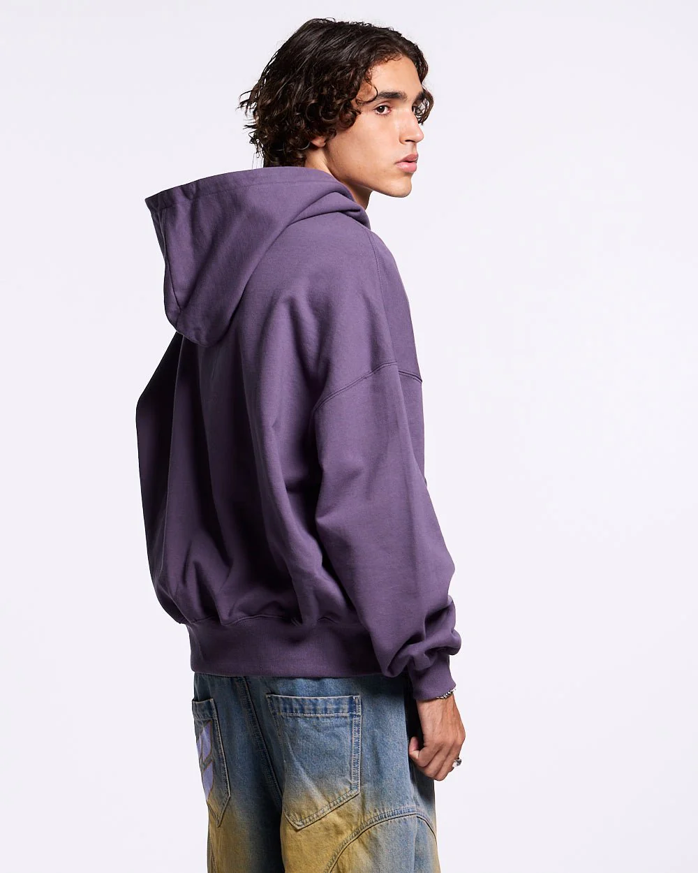 HARPER ZIP HOODIE PURPLE - Image 4