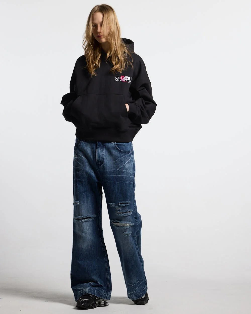 HAWAII CLUB HOODIE BLACK - Image 6