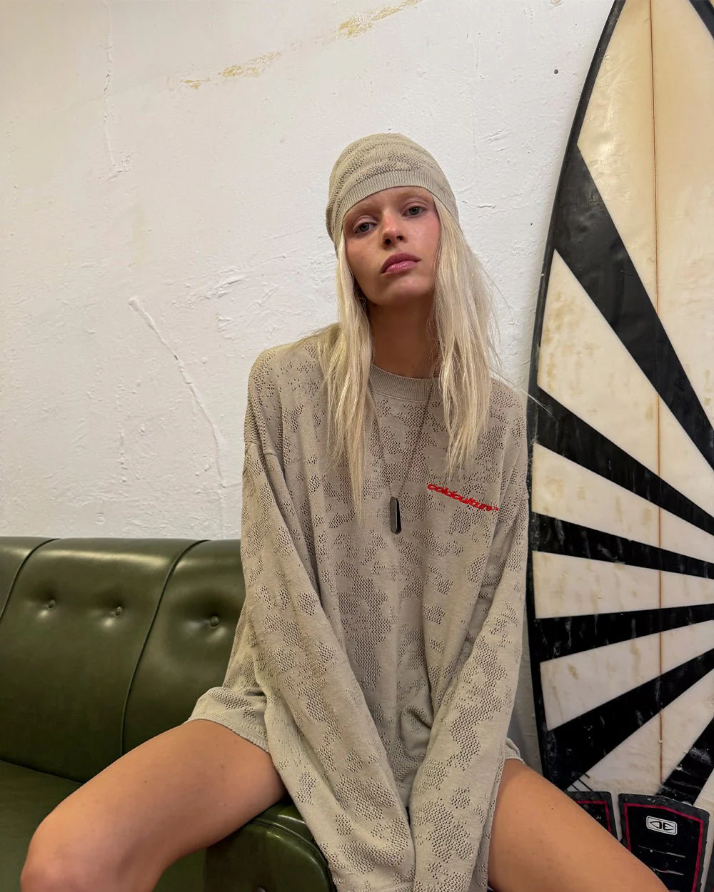 HURRACAINE LONGSLEEVE KNIT BEIGE - Image 11