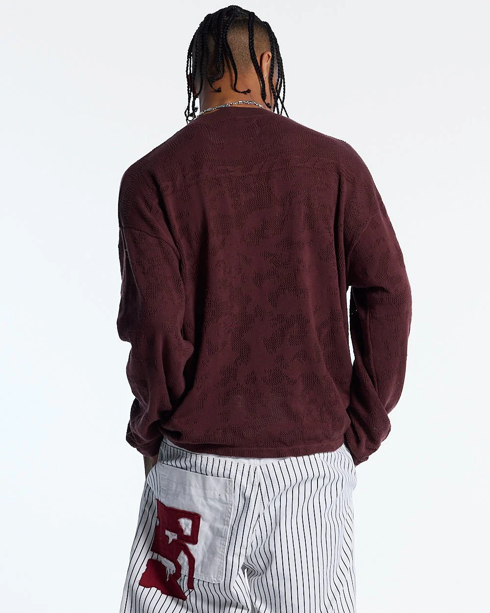 HURRACAINE LONGSLEEVE KNIT BROWN - Image 4