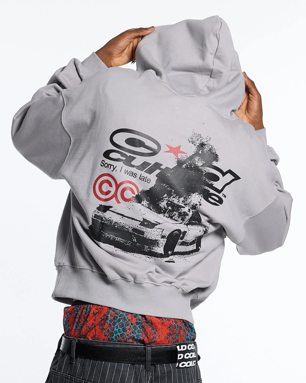 LATE HOODIE GREY - Image 2