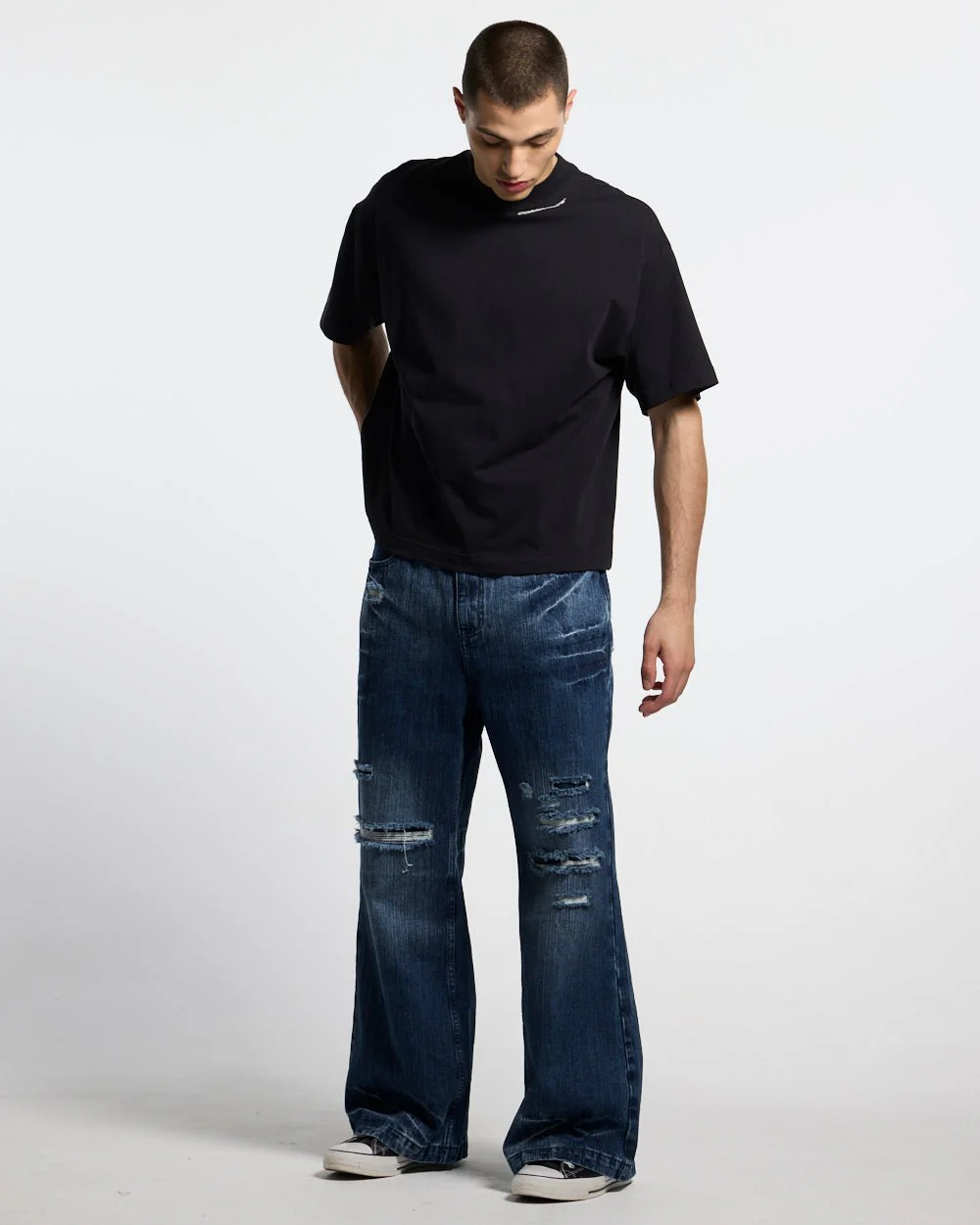 LOW KEY BASIC TEE 2 PACK WHITE & BLACK - Image 7