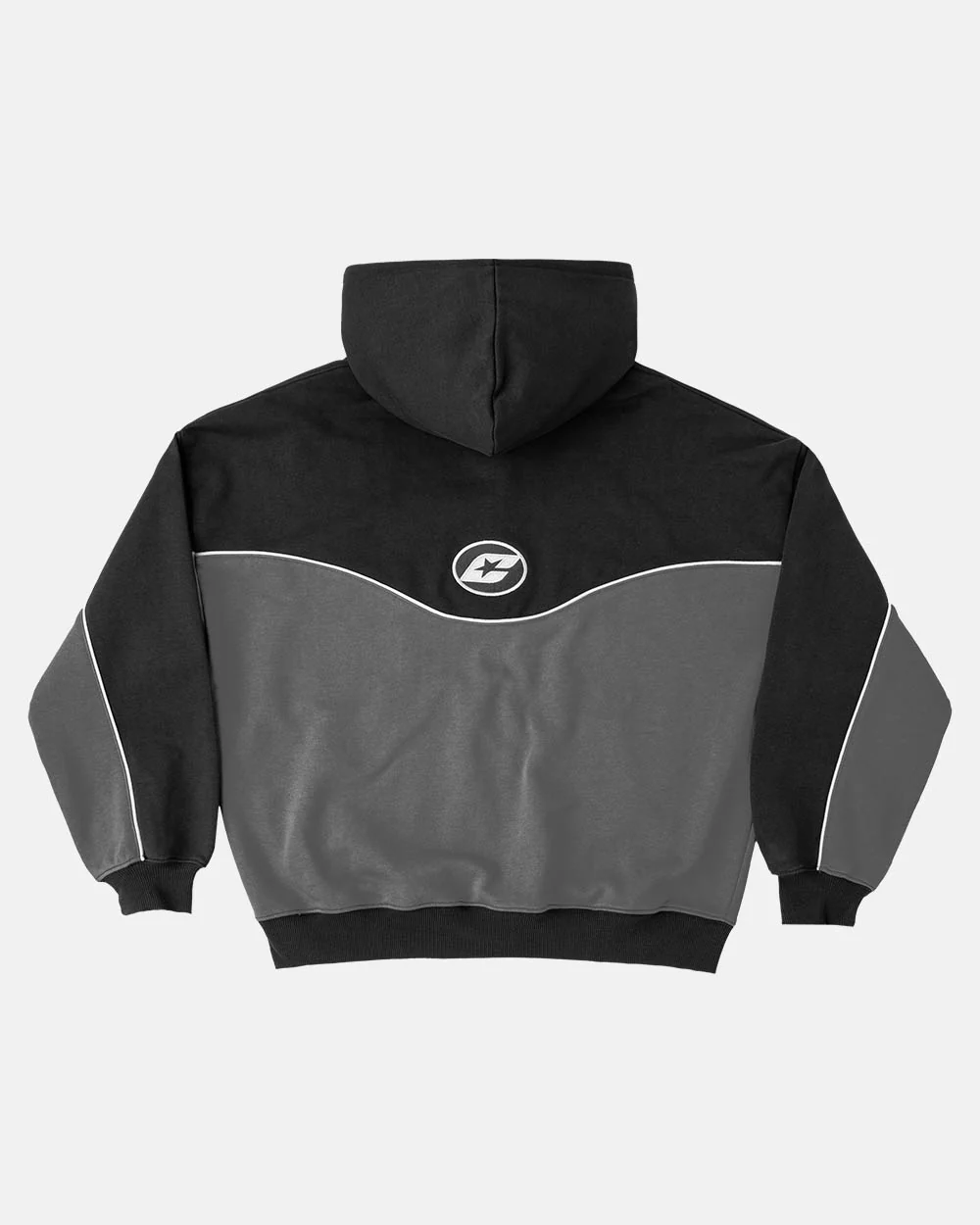 NO RISK ZIP HOODIE BLACK - Image 3