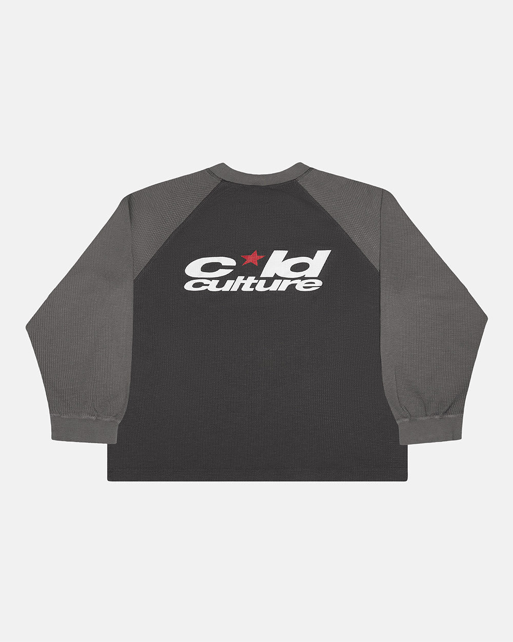 RANGLAN BICOLOR THERMAL LONGSLEEVE BLACK