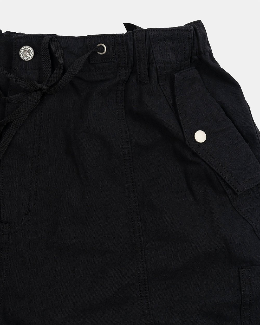 SOLID CARGO PANTS BLACK - Image 10