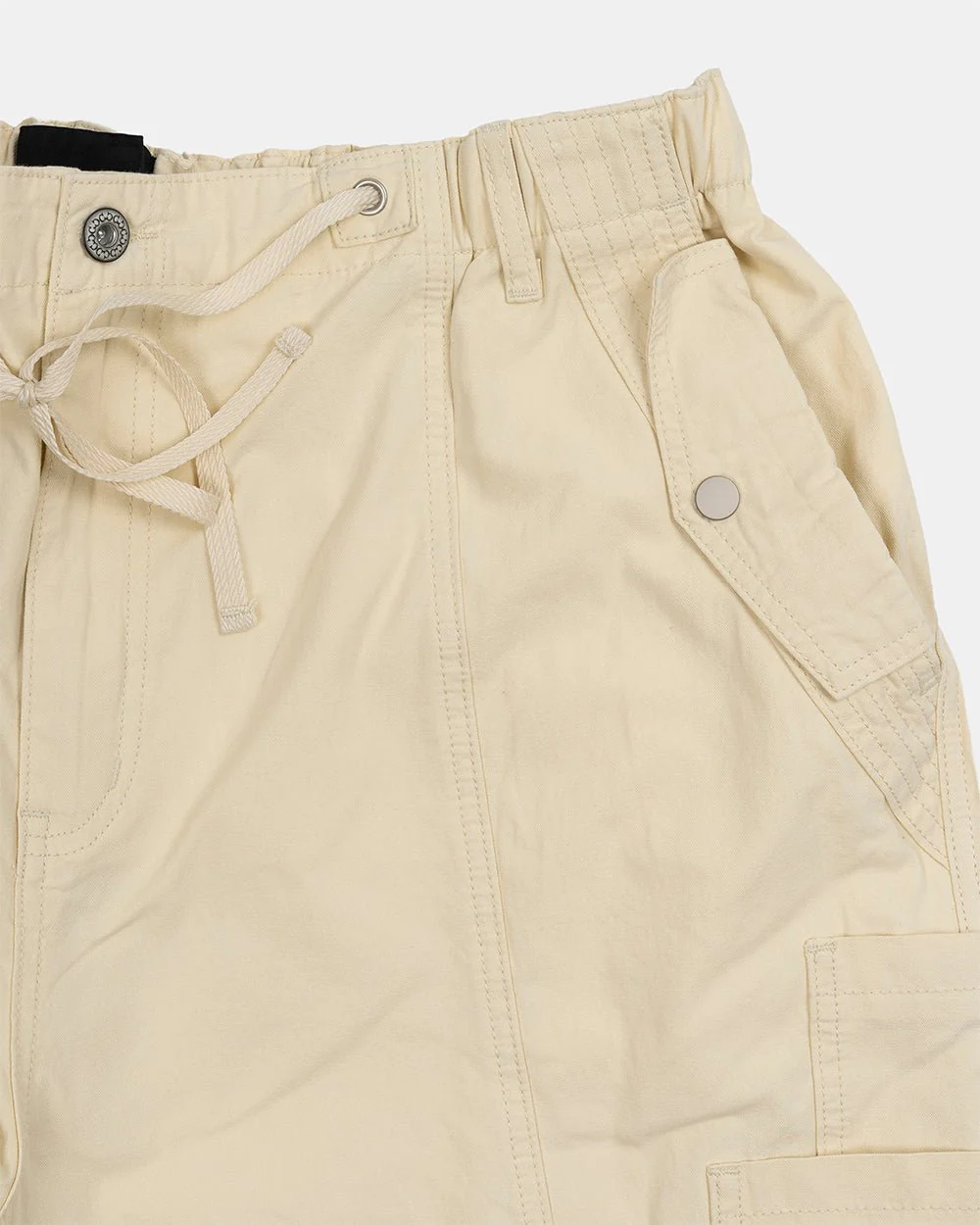 SOLID CARGO PANTS WHITE - Image 6
