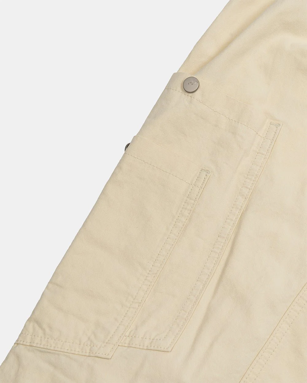 SOLID CARGO PANTS WHITE - Image 8