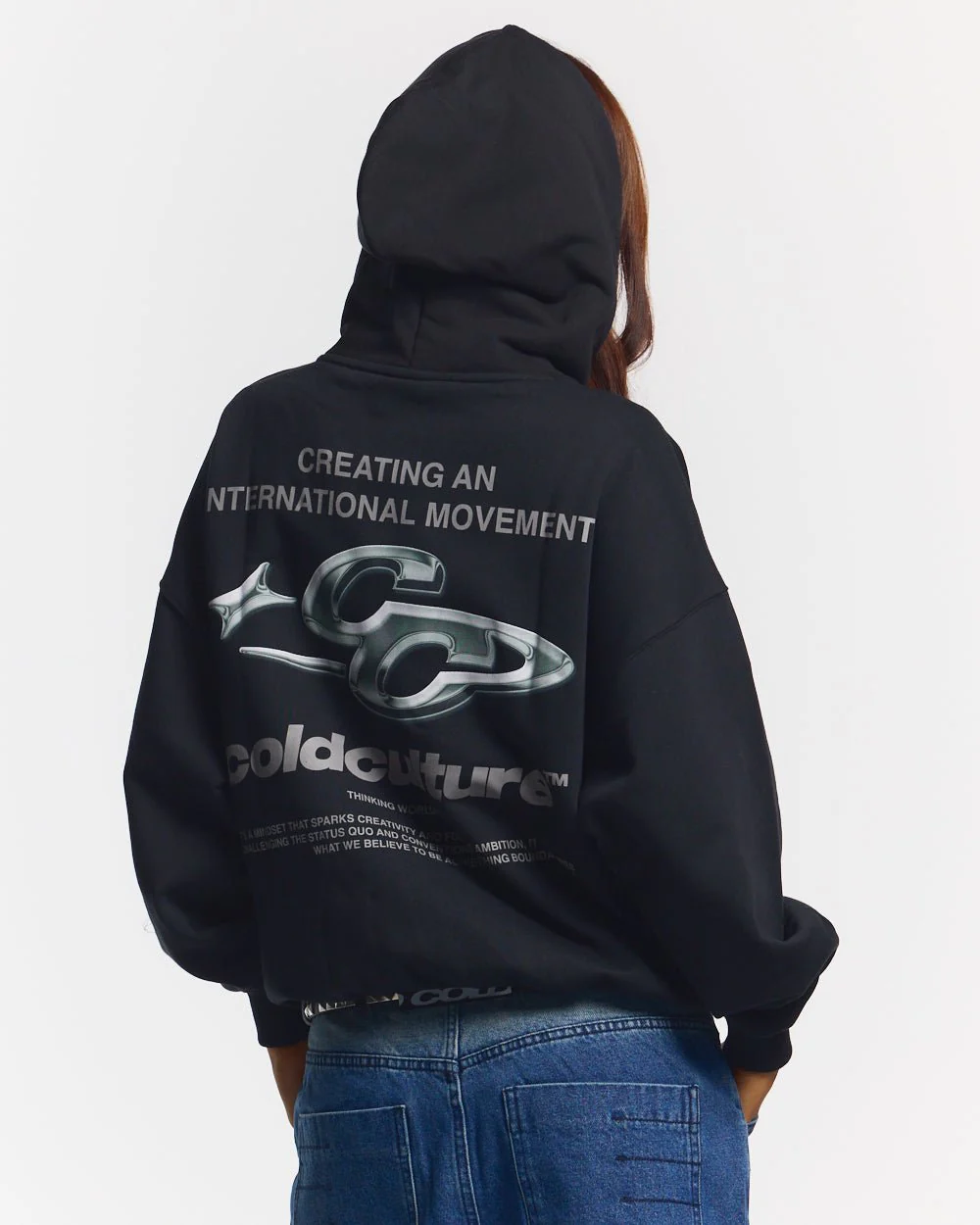 SPARKLY HOODIE BLACK - Image 6