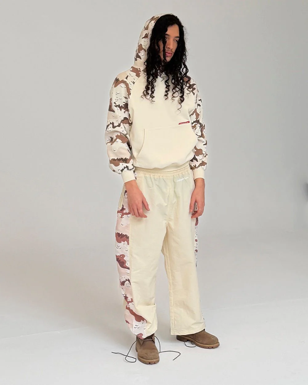 SPIDER PANTS BEIGE & CAMO - Image 11