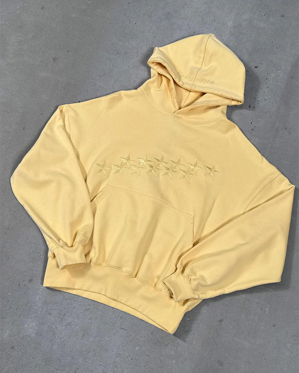 STARS HOODIE YELLOW - Image 8