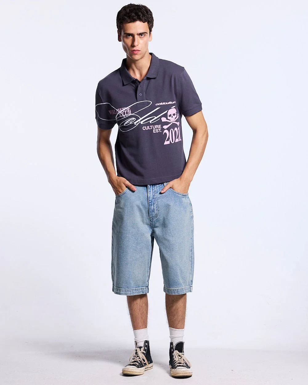 STARS V2 SHORTS LIGHT DENIM - Image 5