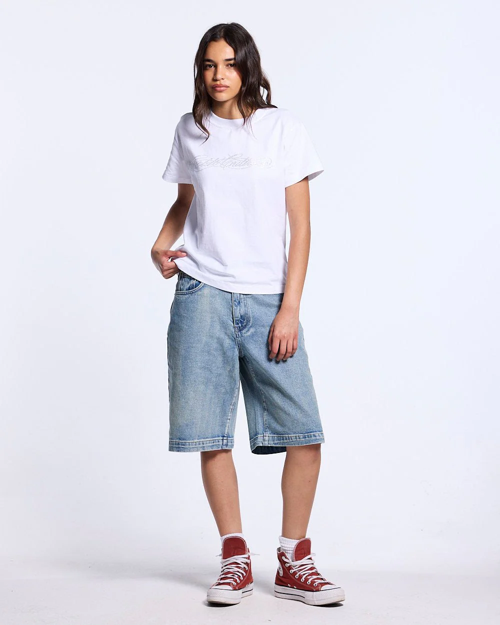 STARS V2 SHORTS LIGHT DENIM - Image 9