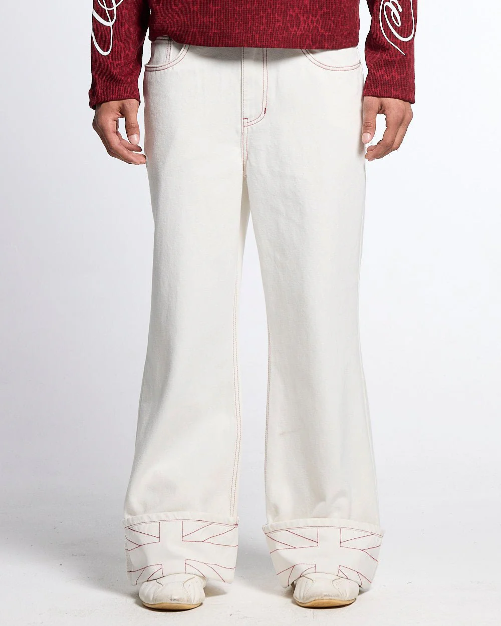 TOP BOY PANTS WHITE - Image 3