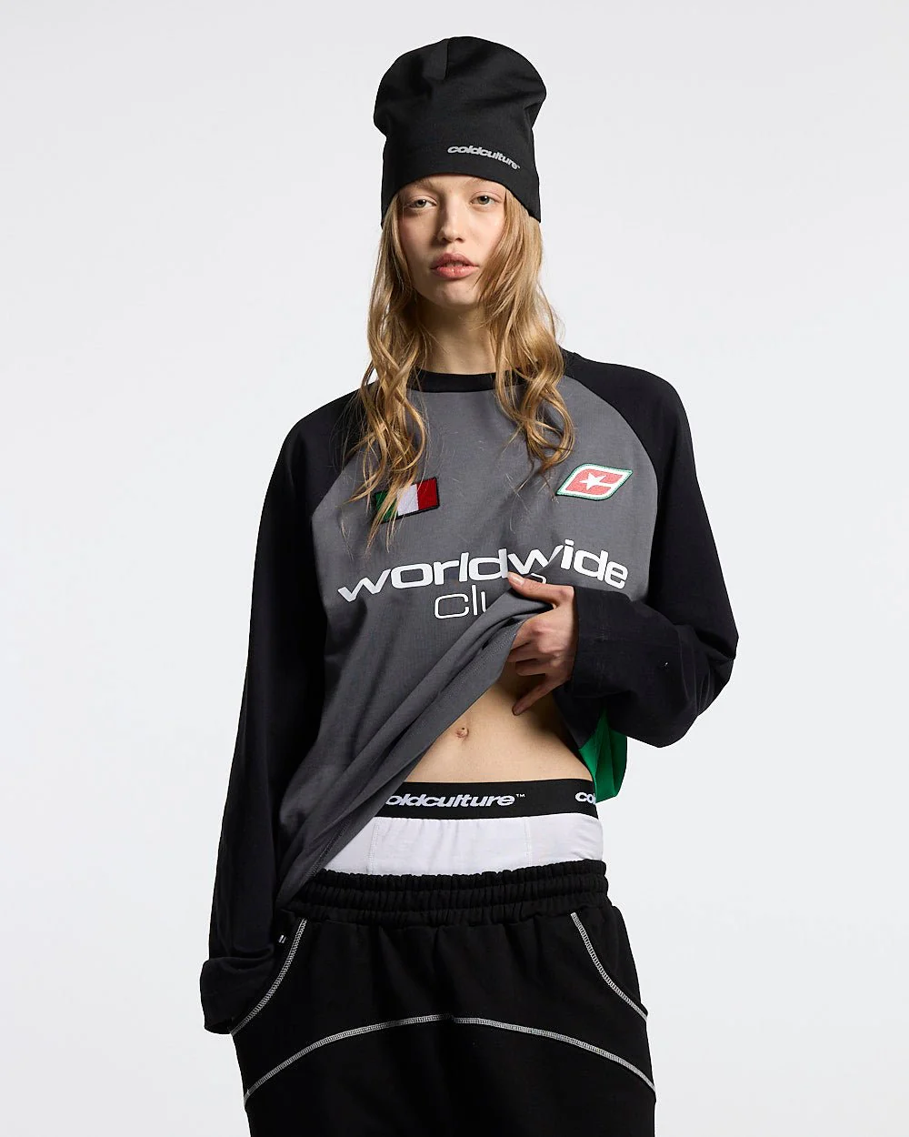 TRICOLORE LONGSLEEVE BLACK - Image 5