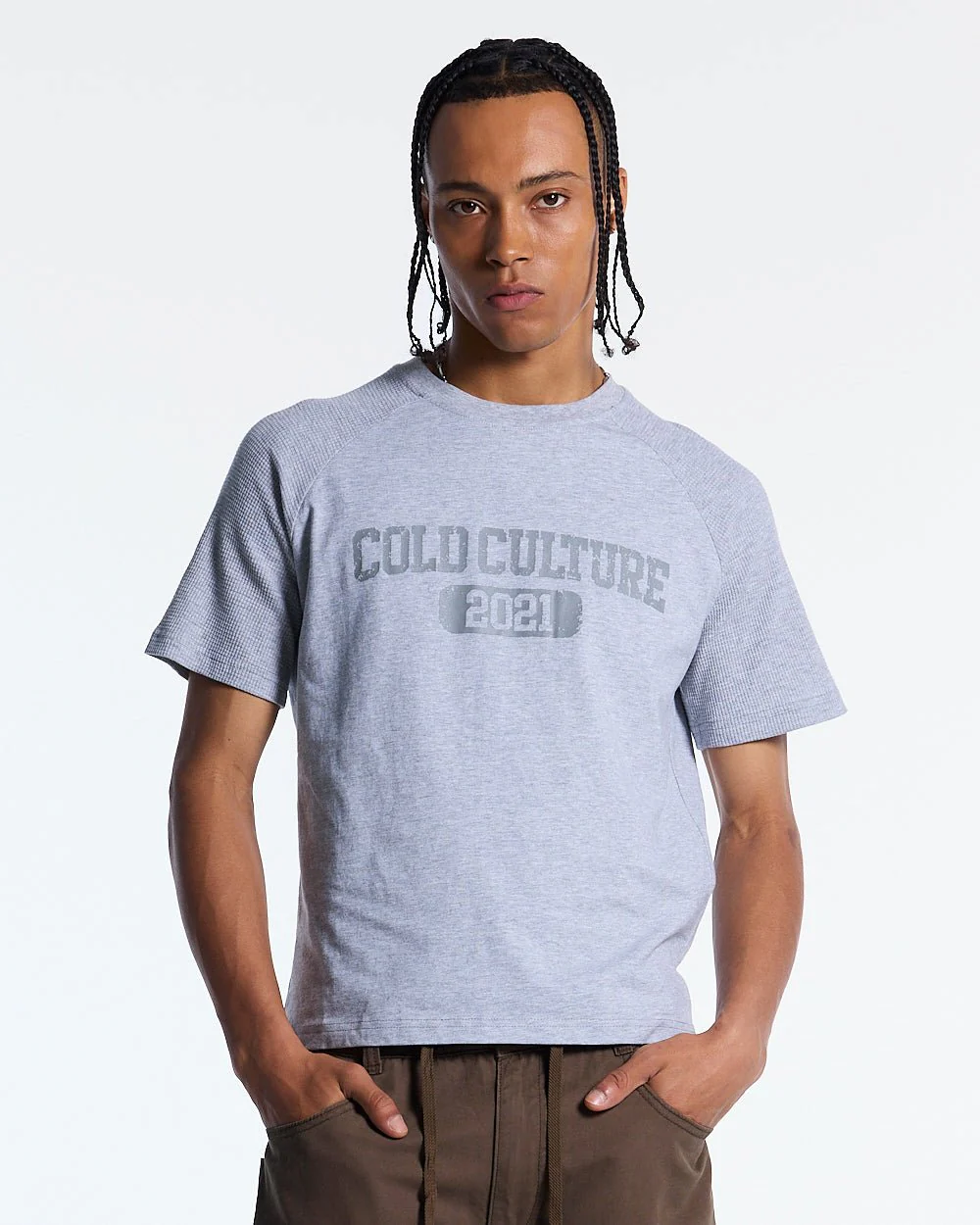 TROPHY TEE HEATHER GREY - Image 2