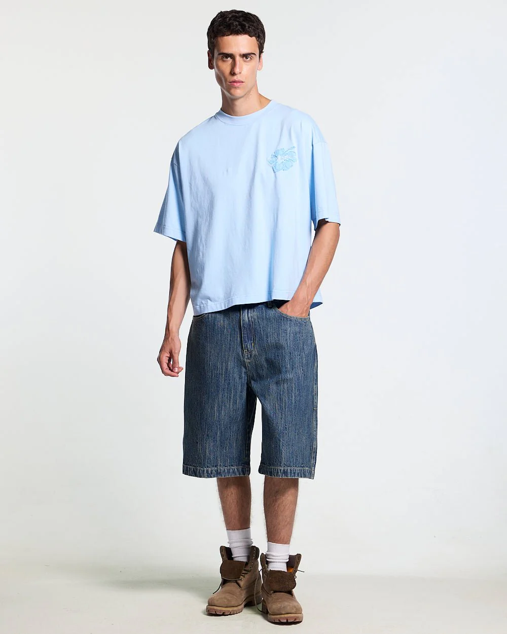 TROPICAL FEVER TEE BLUE - Image 6