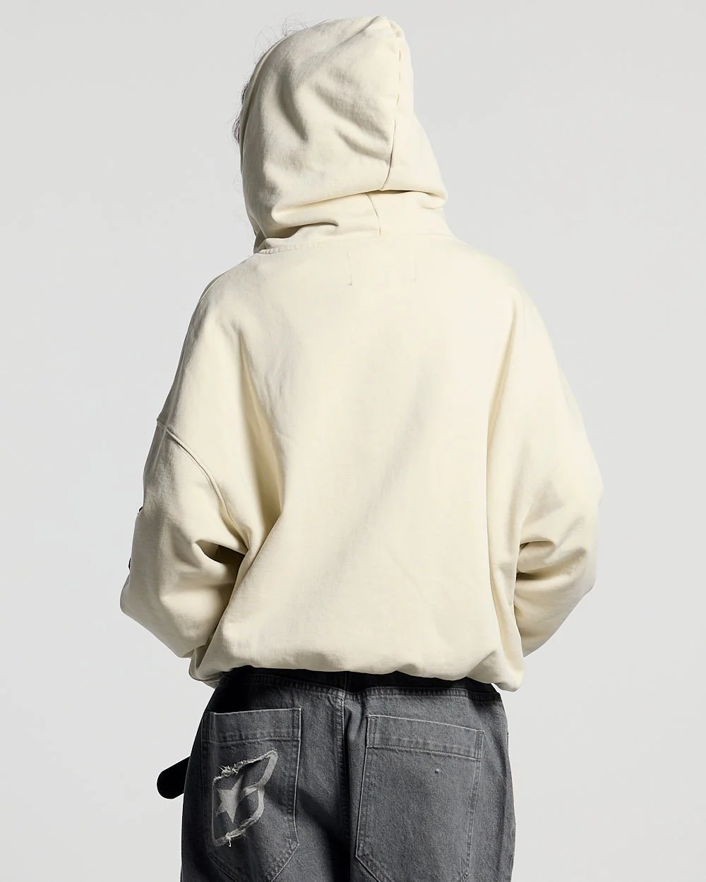 WALKER ZIP HOODIE LIGHT GREY - Image 6
